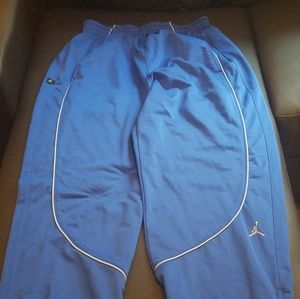 Blue and White Jordan Joggers